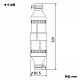 パナソニック 防水引掛3Pゴムコードコネクタ セット 60A 250V ブラック WA5360 画像2