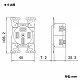 パナソニック 埋込接地3Pコンセント 30A 250V ブラック WF1430BK 画像2