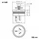パナソニック 3Pキャップ 15A 250V ブラック WF5315 画像2