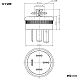 パナソニック 接地3Pキャップ 30A 250V ミルキーホワイト WF5430W 画像2