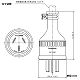 パナソニック 防水3Pゴムキャップ 30A 250V ブラック WF7330 画像2