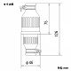 パナソニック 防水接地2Pゴムコードコネクタ セット 15A 125V ブラック WA35159 画像2