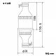 パナソニック 防水接地3Pゴムコードコネクタ セット 15A 250V ブラック WA3415 画像2