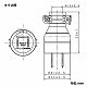 パナソニック 2Pゴムキャップ 15A 125V ブラック WF4215 画像2