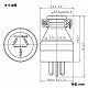 パナソニック 3Pゴムキャップ 20A 250V ブラック WF4320 画像2