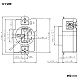 パナソニック 埋込2Pコンセント 舞台・スタジオ用C型接地 ダクト用 20A 125V ミルキーホワイト WF18201W 画像2