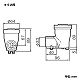 パナソニック EEスイッチ受台 JISプラグインCM形 ポール直付式 15A 125V EE8937 画像2