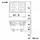 パナソニック 機器用はめ込みダブルコンセント 極性なし 15A 125V ブラック WCF1022B 画像2