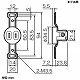 パナソニック 機器用埋込コンセント 15A 125V ブラック WCF51025BK 画像2