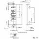 パナソニック OAタップ 接地抜け止めコンセント 2コ口 マグネット付 コードなし 15A 125V グレー WCH2402H 画像2