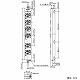 パナソニック OAタップ 接地抜け止めコンセント 6コ口 マグネット付 コードなし 15A 125V グレー WCH2406H 画像2