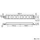 パナソニック OAタップ 接地抜け止めコンセント 8コ口 マグネット付 電源表示付 コード長3m 15A 125V グレー WCH24383H 画像2