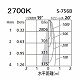 オーデリック LEDスポットライト ダイクロハロゲン(JR)12V-50Wクラス 電球色(2700K) 光束485lm 配光角20° オフホワイト 連続調光タイプ(調光器別売) XS256345 画像3