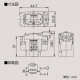 東芝 低ワット用オンピカスイッチ片切・3路兼用 0.5A 300V 《WIDE i》 WDG1493 画像2