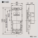 東芝 トイレ用遅動スイッチ(2回路) M ニューホワイト 《WIDE i》 WDG1722M 画像2