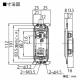 東芝 アースターミナル付15・20A兼用接地コンセント 20A 125V ニューホワイト 《WIDE i/E’sコンセント》 NDG2486E(WW) 画像2