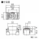 東芝 抜止コンセント 15A 125V ニューホワイト 《WIDE i/E’sコンセント》 NDG2311(WW) 画像2