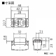 東芝 15・20A兼用コンセント 20A 125V ニューホワイト 《WIDE i/E’sコンセント》 NDG2411(WW) 画像2