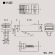 東芝 RJ45モジュラープラグ(20個入り) 1000BASE-T/LAN・ISDN対応 DHV9118 画像2