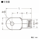 ニチフ 銅線用 裸圧着端子 (R形)丸形 10個入り R180-22 画像2