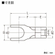 ニチフ 銅線用 裸圧着端子 (Y形 Eタイプ)先開形 100個入り 1.25Y-3NE 画像2