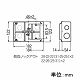 未来工業 埋込スイッチボックス 塗代付 (プラスチック製セーリスボックス) 3個用 深形 CSW-3NY 画像2