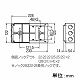 未来工業 埋込スイッチボックス 塗代付 (プラスチック製セーリスボックス) 4個用 CSW-4N 画像2