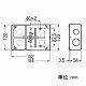 未来工業 埋込スイッチボックス 平塗代付 (プラスチック製セーリスボックス) 3個用深形 CSW-3NYF 画像2