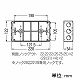 未来工業 埋込スイッチボックス 塗代無 (プラスチック製セーリスボックス) 4個用 CSW-4N-O 画像2