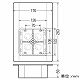 未来工業 X線防護用アウトレットボックス鉛ボード用 鉛当量:2.0mm 大形四角(深型) CDO-5BXP-1 画像3