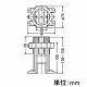 未来工業 ボックスアジャスター 高さ160～156mm OF-56P 画像4