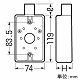 未来工業 露出スイッチボックス 1ヶ用1方出 VE14用 ミルキーホワイト SW1-14M 画像2