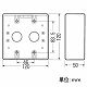 未来工業 露出スイッチボックス コネクタなし 2ヶ用 φ27mm×1 ベージュ PVR-AWJ 画像2