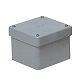 未来工業 防水プールボックス カブセ蓋 正方形 ノックなし 350×350×350 グレー PVP-3535B 画像1