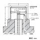 未来工業 防水液面電極保護ボックス カブセ蓋 正方形 ノックなし 450×450×200 グレー PVP-4520BD 画像3