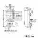 未来工業 電力量計ボックス 分岐ブレーカ付き 回路:2 適用:1個用 ベージュ WP4-302J 画像2