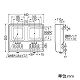 未来工業 電力量計ボックス 分岐ブレーカ付き ミルキーホワイト WP4W-201M 画像2