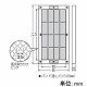 未来工業 取付自在板 タテ長タイプ グレー BPF-3622G 画像3