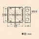 未来工業 【お買い得品 50個セット】埋込四角アウトレットボックス 大形四角深型 CDO-5B_50set 画像5