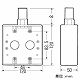 未来工業 【お買い得品 10個セット】露出スイッチボックス 2号コネクタ付き 2ヶ用 VE14用 ミルキーホワイト PVR-14WM_10set 画像2