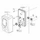 未来工業 【お買い得品 5個セット】電力量計ボックス 隠ぺい型 屋外用 1個用 ベージュ WPR-3J_5set 画像2