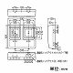 未来工業 【お買い得品 4個セット】電力量計ボックス 化粧ボックス 2個用 ミルキーホワイト WP-3WM_4set 画像2