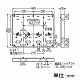 未来工業 【お買い得品 10個セット】積算電力計・計器箱取付板 ベージュ BP-2WJ_10set 画像2