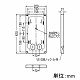 未来工業 【お買い得品 10個セット】計器箱取付板 中部・中国電力管内用 1個用 グレー BP-2LSG_10set 画像2