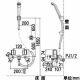 KVK(ケーブイケー) 一時止水付2ハンドルシャワー 240mmパイプ付 KF100N2R24 画像3