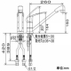 KVK(ケーブイケー) 流し台用シングルレバー式シャワー付混合栓 逆止弁付 首振りシャワーヘッド 《KM5011TFシリーズ》 KM5011TF 画像3