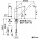 KVK(ケーブイケー) 流し台用シングルレバー式シャワー付混合栓 上施工タイプ 逆止弁付 首振りシャワーヘッド 《KM5011JTFシリーズ》 KM5011JTF 画像3