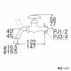 三栄水栓製作所 万能ホーム水栓 呼び:13 Y12J-13 画像2