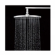 三栄水栓製作所 回転シャワーヘッド バスルーム用 丸型 幅:φ254mm S1040F5 画像2