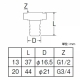 三栄水栓製作所 ホースカラン先 屋外用水栓のホース接続部 呼び:20 PT30A-20 画像2